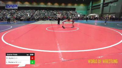 70 lbs Quarterfinal - Roman Ayala, Madera Wrestling Club vs Luis Madera IV, NexGen Regional Training Center