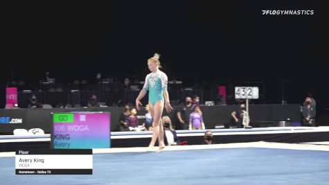 Avery King - Floor, WOGA - 2021 GK US Classic & Hopes Championship