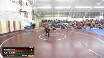 126 lbs Quarterfinal - Marie Baker, Durango, CO vs Avah Olguin, Aztec