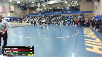 235lbs Cons. Round 6 - Sawyer Newman, Davis (Girls) vs Tutaitaga Sepeni, Hermiston (Girls)