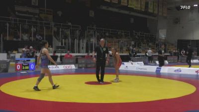 53kg Semifinal - Francesca Lo Greco, Brock WC vs Lola Tipouikidis, Dinos Wrestling Club