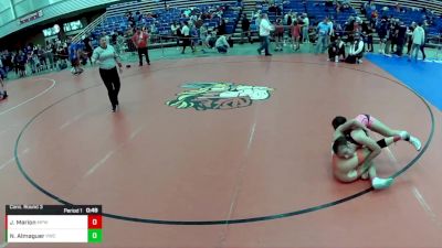 14U Girls - 95 lbs Cons. Round 3 - Nevaeh Almaguer, Victory Wrestling-Central WA vs Jahnavi Marion, Michigan Premier WC