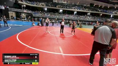 6A 145 lbs Semifinal - Robbie Lock, Killeen Harker Heights vs Hadyn Stine, Prosper Rock Hill