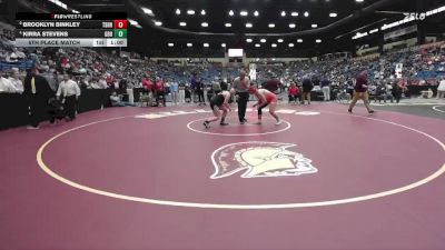 170 lbs 5th Place Match - Kirra Stevens, Great Bend Hs vs Brooklyn Binkley, Tecumseh - Shawnee Heights HS