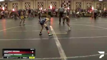 65 lbs Semifinal - Anthony Messina, M2TCNJ vs Sebastian Andidero, Deep Roots