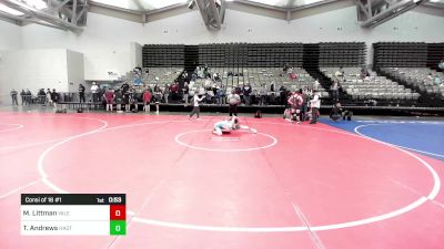 122-H lbs Consi Of 16 #1 - Matteo Littman, Yale Street vs Thomas Andrews, Haddon Twp