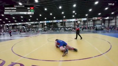 215 lbs Quarterfinal - James Porter, Remnant Wrestling Club vs Braden Jundt, Laker Wrestling