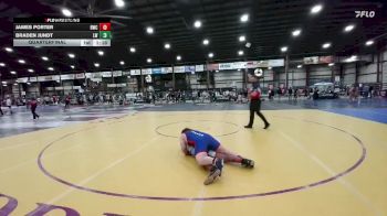 215 lbs Quarterfinal - James Porter, Remnant Wrestling Club vs Braden Jundt, Laker Wrestling