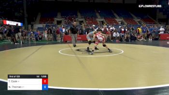 120 lbs Rnd Of 128 - Timothy Cook, Rhode Island vs Novik Thomas, Montana