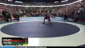 195 lbs Quarterfinal - Zayne Stam, Weld Central vs Chris Hinds, Classical Academy