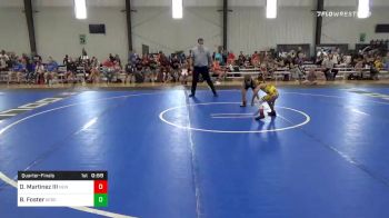 49 lbs Quarterfinal - Dragon Martinez III, New Mexico vs Brayton Foster, Sebolt