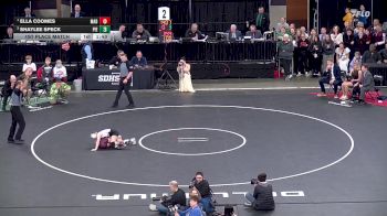 100 lbs 1st Place Match - Ella Coomes, Madison vs Shaylee Speck, Pierre T.F. Riggs