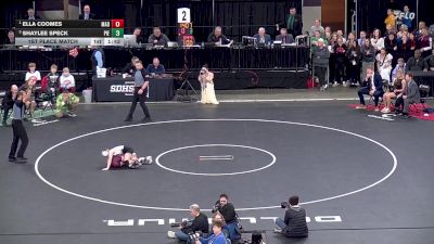 100 lbs 1st Place Match - Ella Coomes, Madison vs Shaylee Speck, Pierre T.F. Riggs