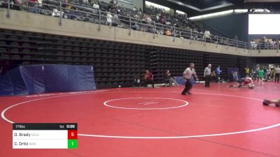 171 lbs Consi-qtrs - Owen Brady, Columbia vs Christian Ortiz, New London