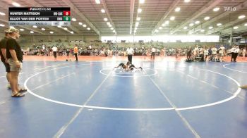 60 lbs Rr Rnd 2 - Hunter Mattison, Buffalo Valley Wrestling Club EL Black vs Elliot Van Der Porten, Knights Wrestling Club