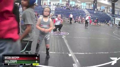 35 lbs Semis & 1st Wrestleback (8 Team) - Axton Watson, Oklahoma Stealth vs Nick Steiner, Team Operators