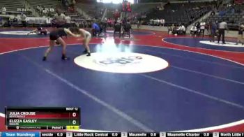 132 lbs Champ. Round 1 - Elizza Easley, Rogers vs Julia Crouse, Bentonville