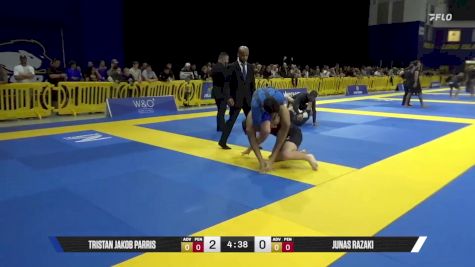 Junas Razaki vs Tristan Jakob Parris 2025 Pan IBJJF Jiu-Jitsu No-Gi Championship
