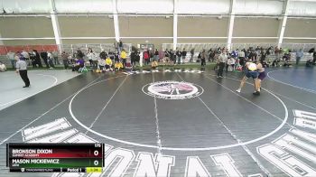 175 lbs Cons. Round 2 - Bronson Dixon, Summit Academy vs Mason Mickiewicz, Lehi