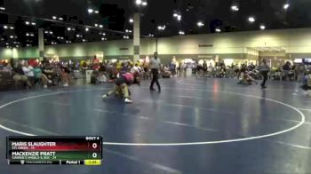 140 lbs Round 2 (6 Team) - Maris Slaughter, STL Green vs Mackenzie Pratt, Charlie`s Angels-IL Blk