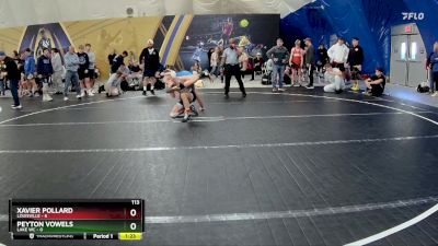 113 lbs Round 7 (8 Team) - Xavier Pollard, Louisville vs Peyton Vowels, Lake WC