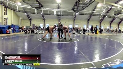 184 lbs Semifinal - Christian Chavez, West Liberty vs Braxton Lewis, Virginia Military Institute