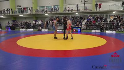 65kg Quarterfinal - Liam Gorton, Coast WA vs Christian Dominia-Kirsch, The ROC