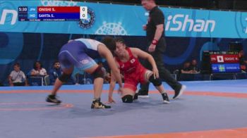 62 kg Finals 1-2 - Sakura Onishi, Japan vs Savita Savita, India