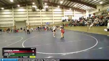 190 lbs Cons. Round 2 - Cameron Jensen, Mountain View vs Josh Olson, Stansbury