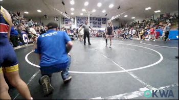 110-117 lbs Rr Rnd 4 - Madisson Lopez, Blue Devil Wrestling vs Rhylee Robinett, Little Axe Takedown Club
