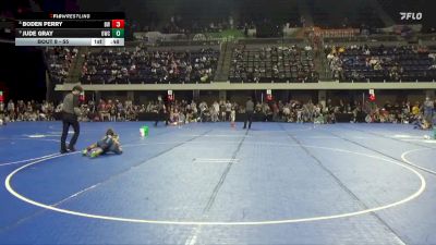 55 lbs Champ. Round 1 - Boden Perry, Blaine Wrestling vs Jude Gray, Outlaw Wrestling Club