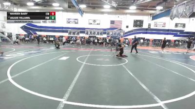 120 lbs Quarterfinal - Naveen Baby, Etiwanda vs Julius Villamil, Poway