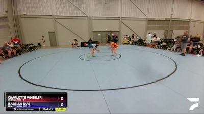 138 lbs Placement Matches (16 Team) - Charlotte Wheeler, Georgia Red vs Isabella Dias, Pennsylvania Red