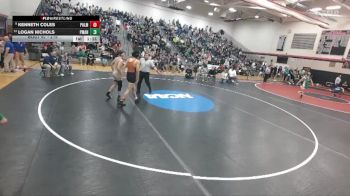 215 lbs Champ. Round 1 - Kenneth Coles, Palmyra Area Hs vs Logan Nichols, Penn Manor Hs
