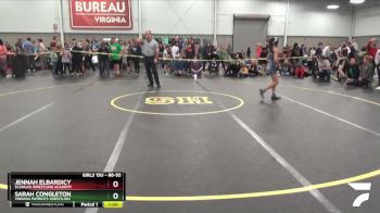 88-93 lbs Round 3 - Jennah ElBardicy, Scanlan Wrestling Academy vs Sarah Congleton, Virginia Patriots Wrestling