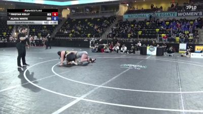 207 lbs Quarterfinal - Alivia White, Iowa vs Tristan Kelly, McKendree University