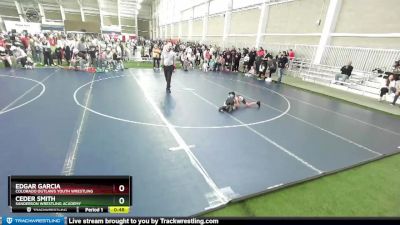 63 lbs 3rd Place Match - Ceder Smith, Sanderson Wrestling Academy vs Edgar Garcia, Colorado Outlaws Youth Wrestling