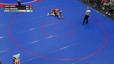 157 lbs Round Of 32 - Dante Gadani, McGuffey vs Isaac Anderson, North Allegheny