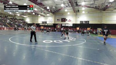 125 lbs Cons. Semi - Norel Cuellar, Colton vs Lexi Cooprider, Bonita