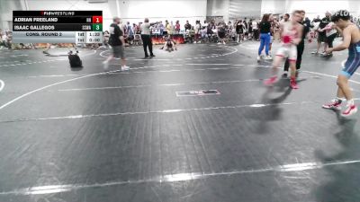 113 lbs Cons. Round 2 - Isaac Gallegos, SWA Slate Wrestling Academy vs Adrian Freeland, Huntsville High