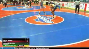 6 lbs Champ. Round 1 - Blake Ethridge, Brunswick vs Marc Mandt, Pope