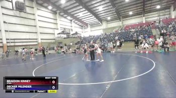 126 lbs 5th Place Match - Braedon Kinney, Utah vs Decker Milender, Montana
