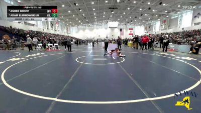 86 lbs Semifinal - Adam Elminowski Jr, Club Not Listed vs Asher Knopp, Journeymen Wrestling Club