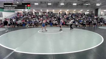 132 lbs Cons. Round 2 - Cash McKillip, Kearney Matcats vs Nathaniel Atwell, Leavenworth Takedown Club