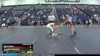 160 lbs Champ. Round 1 - Gunner Filipowicz, Georgia vs Nate Booth, Ohio