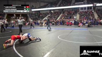 85 lbs Cons. Round 1 - Collin Johnson, Winfield vs Lane Hoffman, Tonganoxie