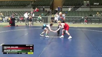63 lbs Semifinal - George Loeffelholz, Moen Wrestling Academy vs Michael Ballard, Iowa