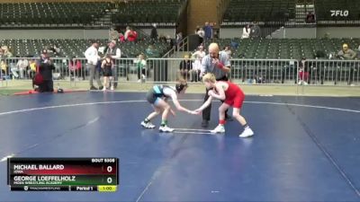 63 lbs Semifinal - George Loeffelholz, Moen Wrestling Academy vs Michael Ballard, Iowa