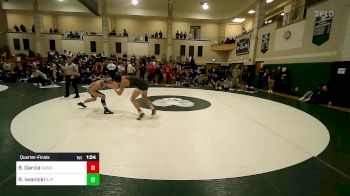 160 lbs Quarterfinal - Brendon Garcia, North Andover vs Rawson Iwanicki, Saint John's Prep