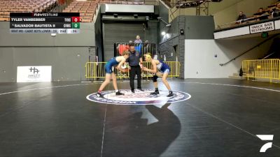 Cadet Boys Lower - 126 lbs Champ. Round 2 - Davib Hughen, La Costa Canyon High School Wrestling vs Luke Black, Temecula Valley High School Wrestling